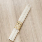 Elegant Beeswax Taper Candles - Living Room Decor