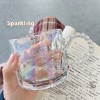 Ins Mug Glass With Handle Aurora Laser Universal Household