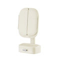 LED Desktop Cosmetic Mirror - Foldable with Light