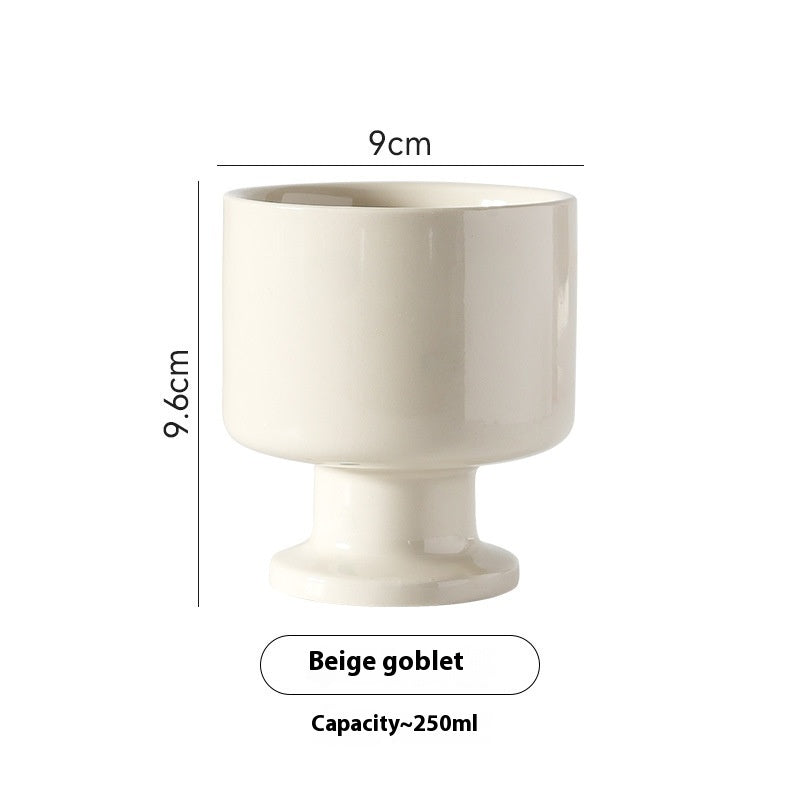 Personalized Simple Ceramic Creative Mug Hand-pinching Irregular