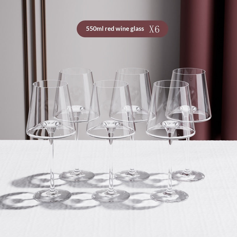 Premium Crystal Glass Red Wine Glass And Decanter Set