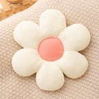 Flower-Shaped Throw Pillow