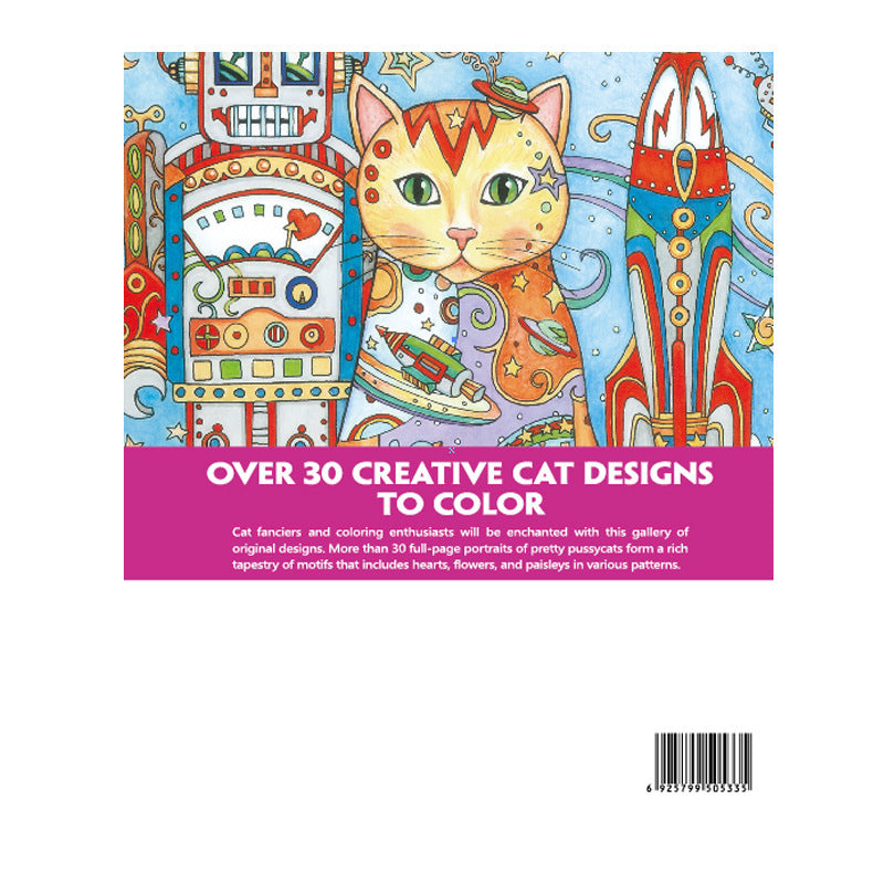 Doodle Cat Coloring Book