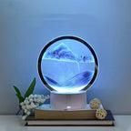 3D Quicksand Table Lamp - Creative Bedside Light
