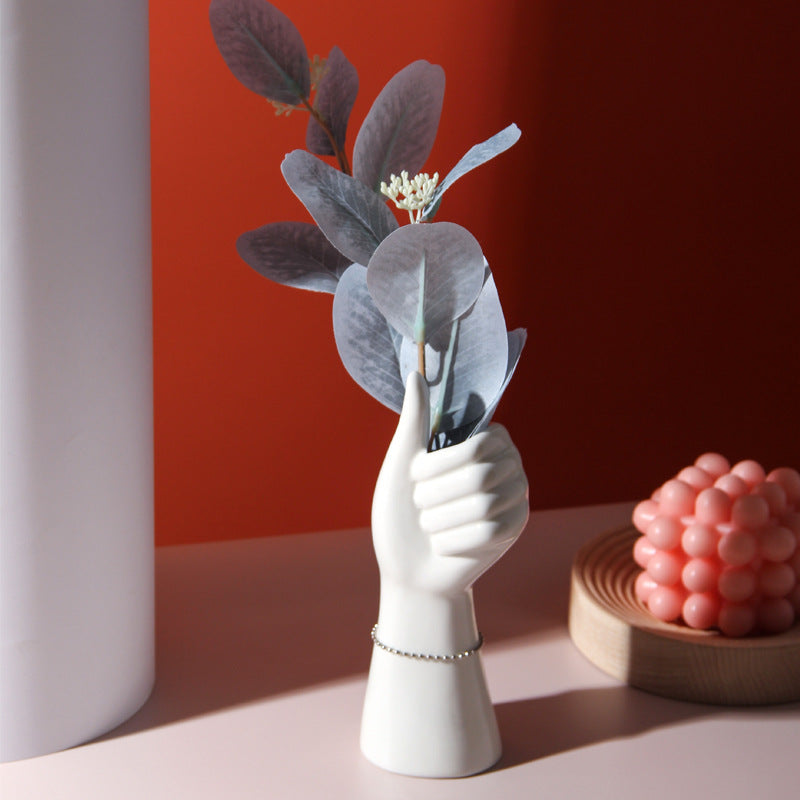 Hand Ceramic Vase - Sculptural Design