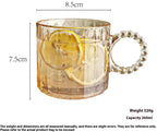Ins Mug Glass With Handle Aurora Laser Universal Household