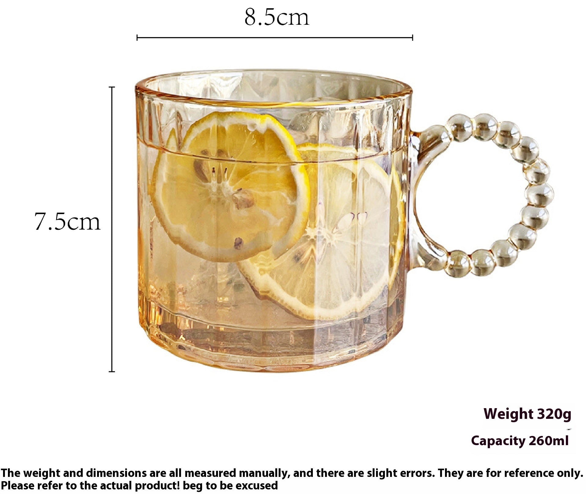 Ins Mug Glass With Handle Aurora Laser Universal Household