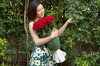 Rose Bouquet 2-in-1 Pillow Blanket