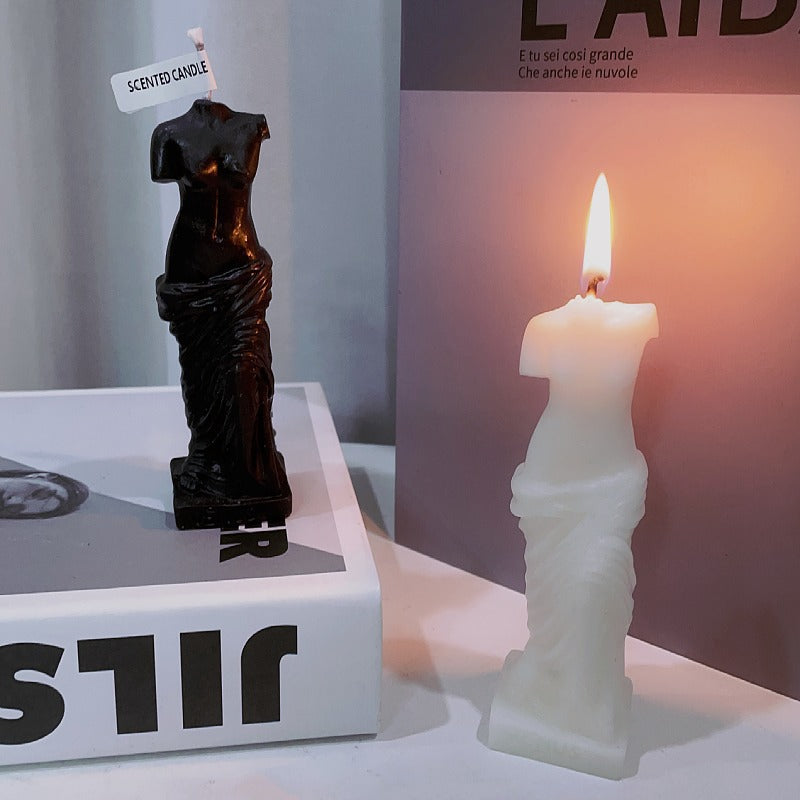 Venus De Milo Sculpture Candle - Artistic Soy Wax