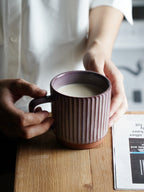 Mug Creative Ceramic Retro Striped Cup