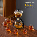 Automatic Glass Tea Set - Magnetic Anti-Scald Teapot