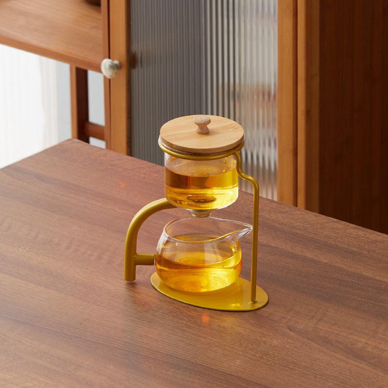 Automatic Glass Tea Set - Magnetic Anti-Scald Teapot