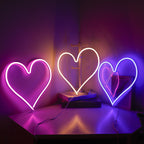 Love Heart Neon Light - Acrylic Atmosphere Decoration