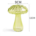 Glass Mushroom Vase - Whimsical Design