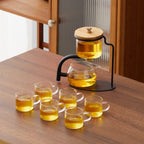 Automatic Glass Tea Set - Magnetic Anti-Scald Teapot