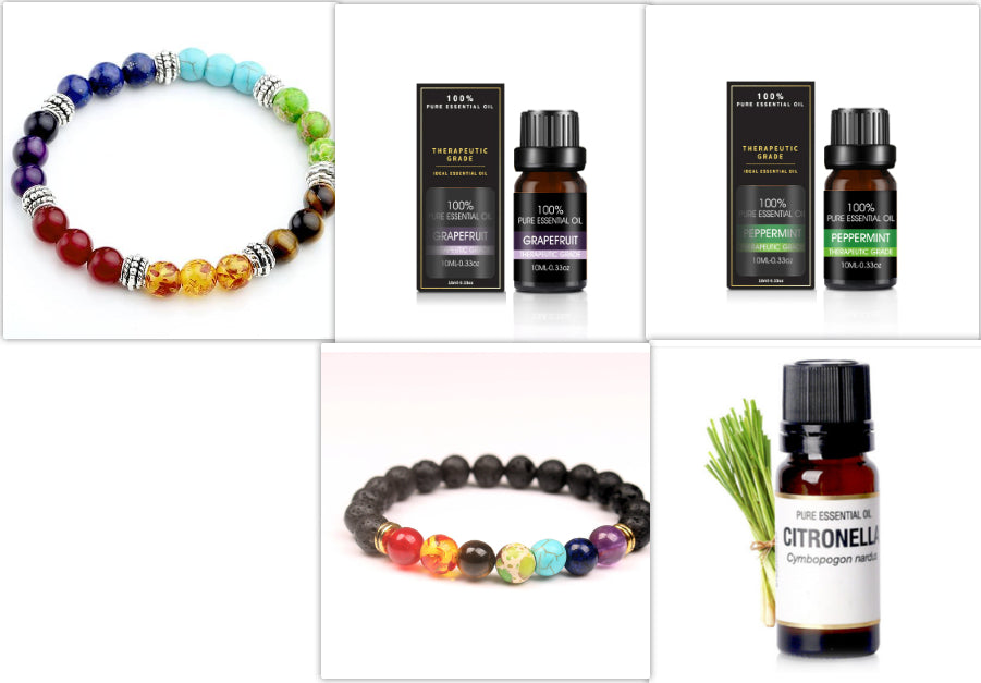 Essential Oils Set - Aromatherapy Collection