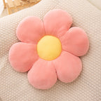 Flower-Shaped Throw Pillow