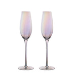 Colorful Champagne Glass Light Luxury Electroplating Crystal Glass Wine Glass