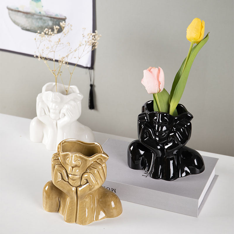 Home Decor Ceramic Vases - Versatile Set