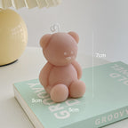 Adorable Bear Candle - Cute Paraffin Decor