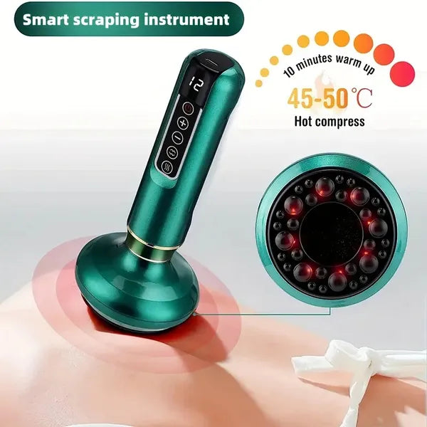 Electric Vacuum Cupping Massager - 12 Level Gua Sha