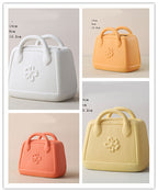Nordic Morandi Handbag Ceramic Vase - Creative Design