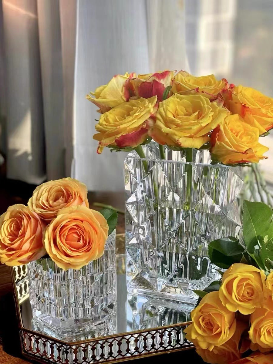 Nordic Light Luxury Crystal Vase - Bakala Home Decor