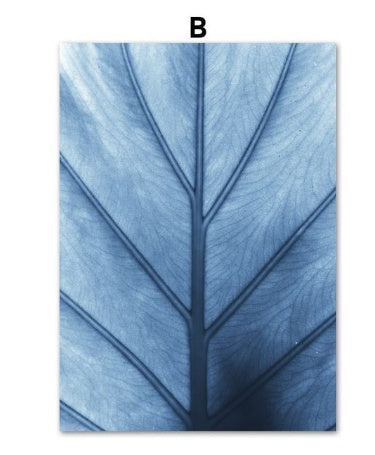 Gray Blue Botanical Diamond Painting - Inlaid Mosaic