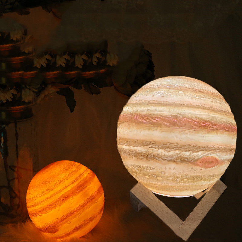 Moon & Jupiter LED Table Lamp - Creative Night Light