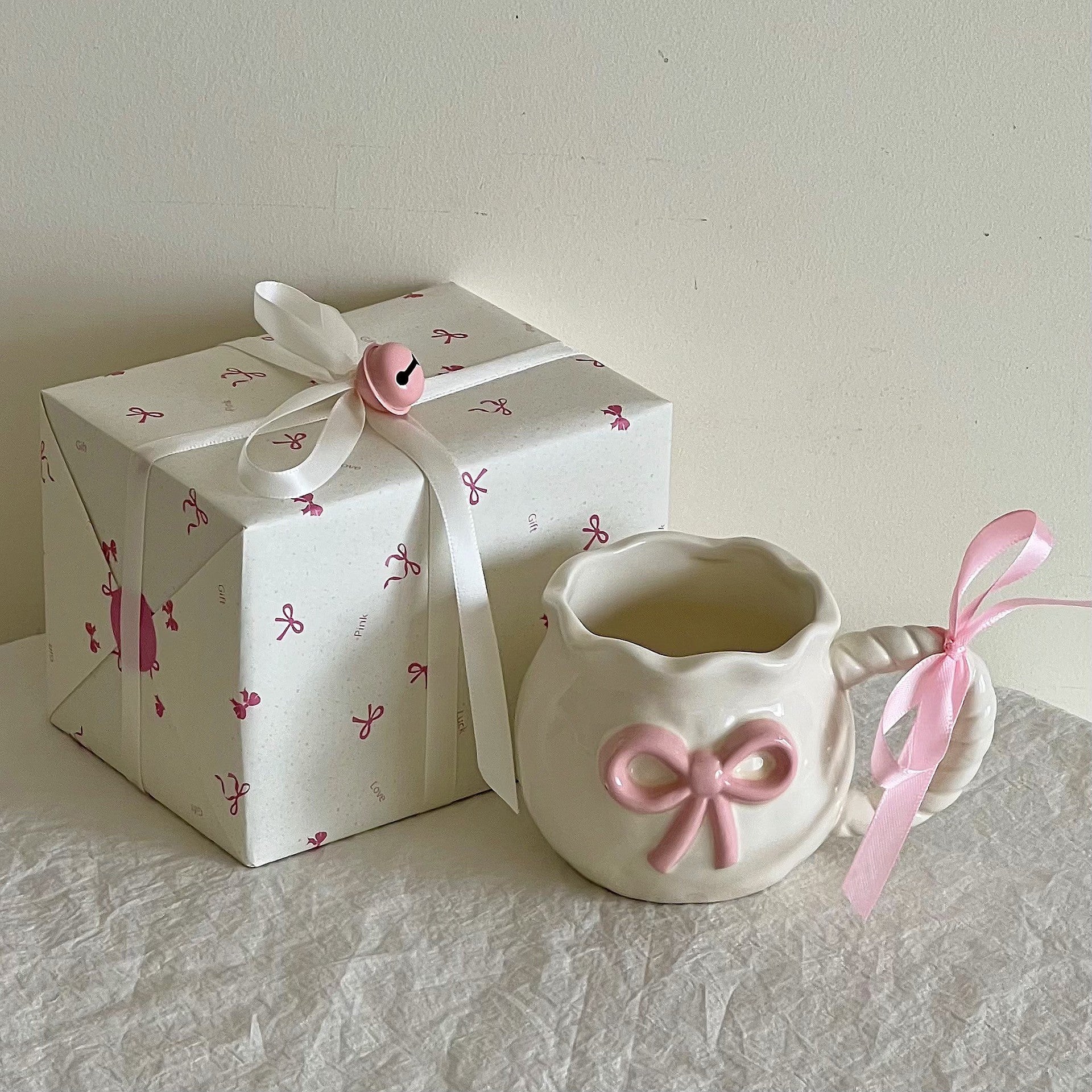 Irregular Cute Cherry Art Mug Gift Ceramic Cup
