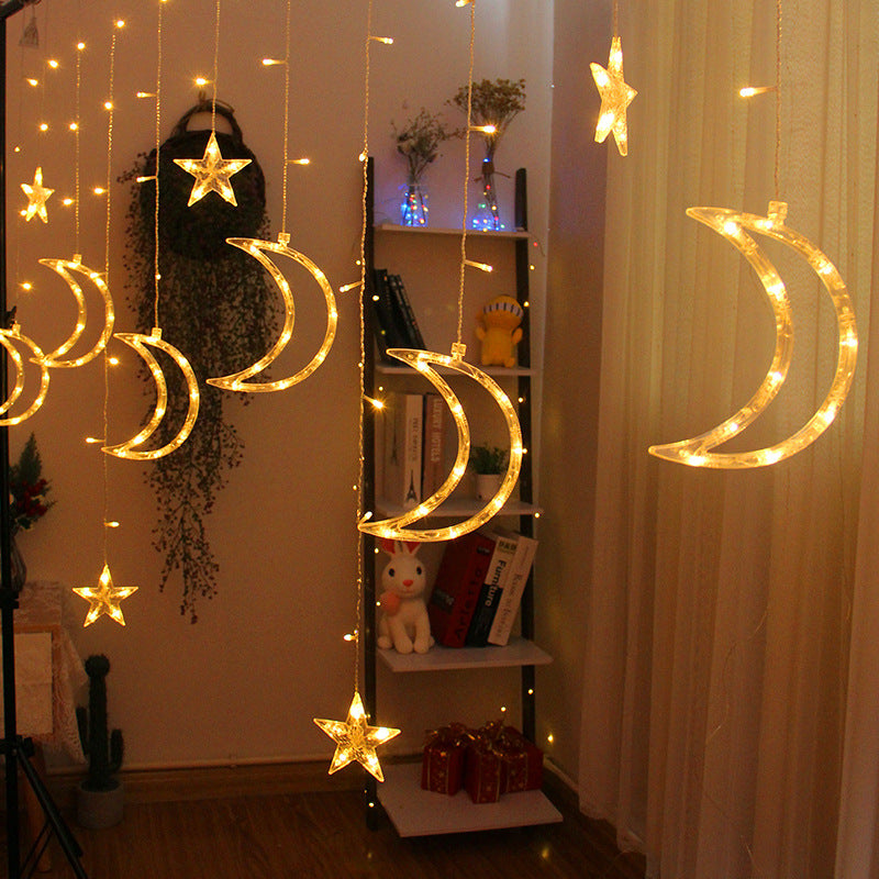 Star Light Curtain - Colorful Starry Hanging Lights