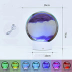 3D Quicksand Table Lamp - Creative Bedside Light