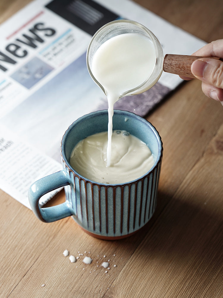 Mug Creative Ceramic Retro Striped Cup