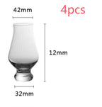 Tulip crystal wine glass