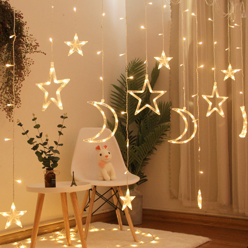 Star Light Curtain - Colorful Starry Hanging Lights