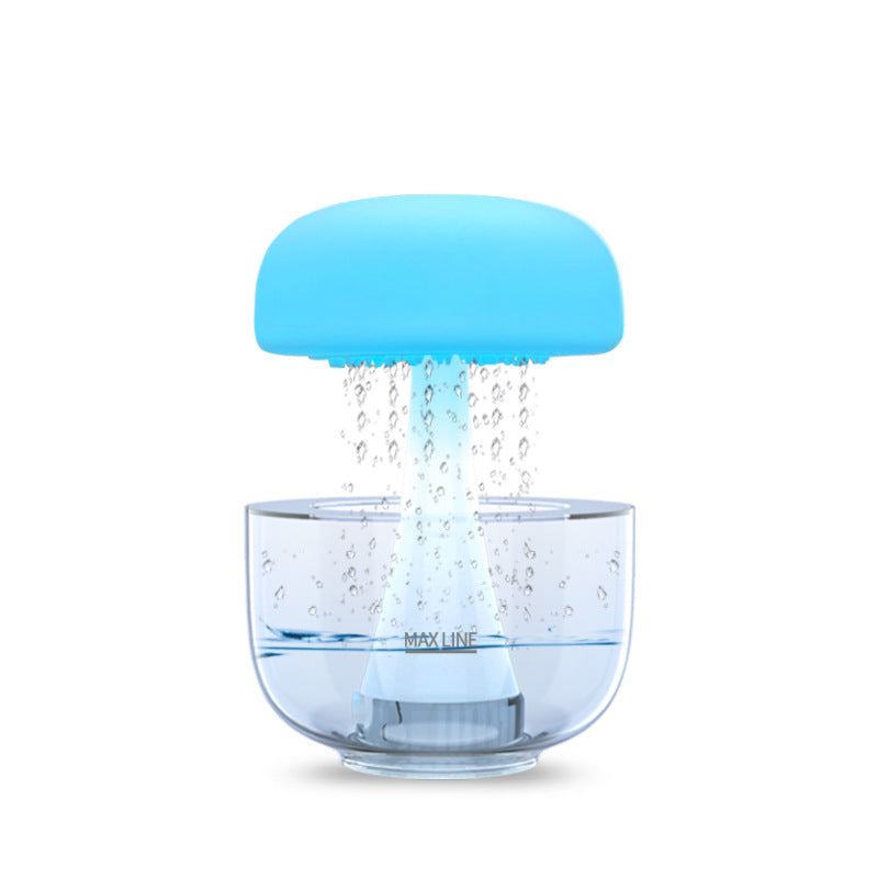 Raindrop Humidifier Seven-color Ambience Light Cloud
