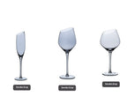 Beveled Big Belly Goblet Crystal Red Wine Electroplated Color Wine Champagne Glass