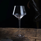 Crystal Glass Creative Golden Trim Burgundy Wine Glass