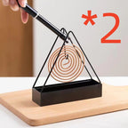Iron Triangle Mosquito Incense Holder - Outdoor Essential