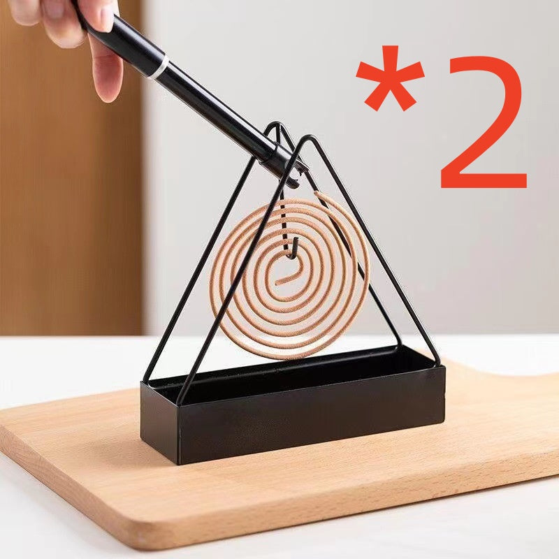 Iron Triangle Mosquito Incense Holder - Outdoor Essential
