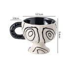 Personalized Simple Ceramic Creative Mug Hand-pinching Irregular