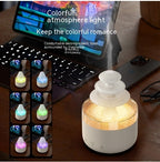 Rain Cloud Night Light Humidifier With Sound And 7 Color Led Light