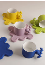 Nordic Ins Wind Creative Ceramic Mug And Saucer