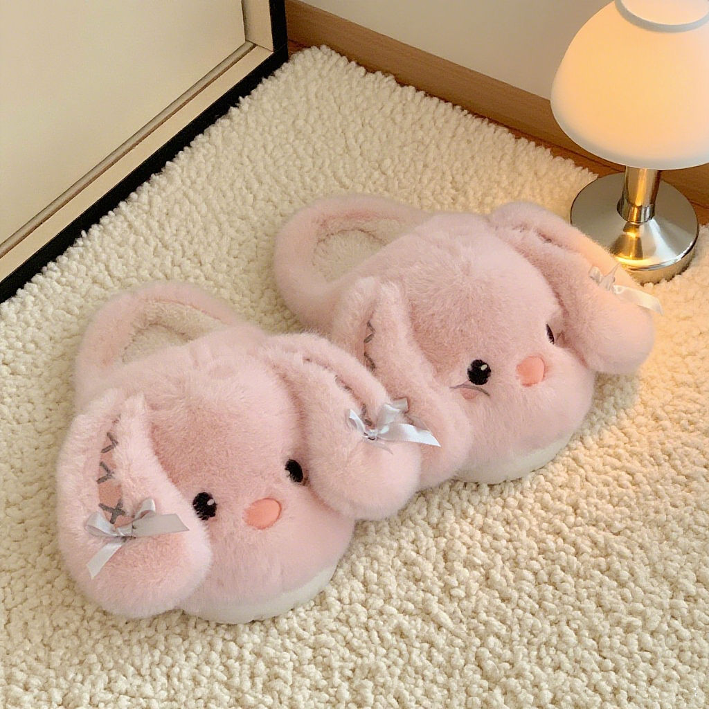 Rabbit Cotton Slippers