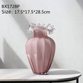 Water Drop Glass Vase - Simple Wave Mouth Countertop