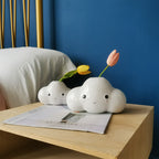 Creative Cartoon Cloud Ceramic Vase - Whimsical
