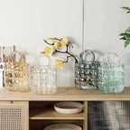 Creative Glass Handbag Vase - Decorative