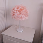Feather Table Lamp - Bedroom Artistic Light
