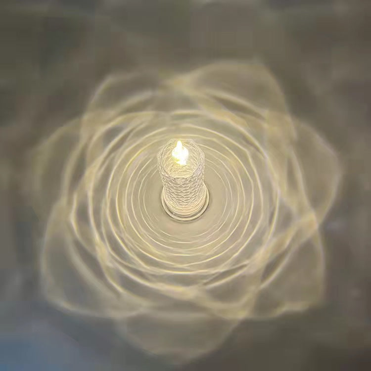 Rose Pattern LED Candle Light - Refraction Electronic
