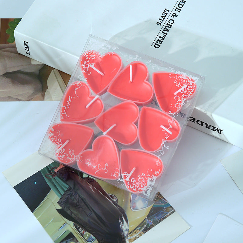 Heart-Shaped Aromatherapy Tealights - Romantic Gift